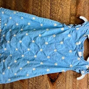 Girls embroidered daisy blouse
